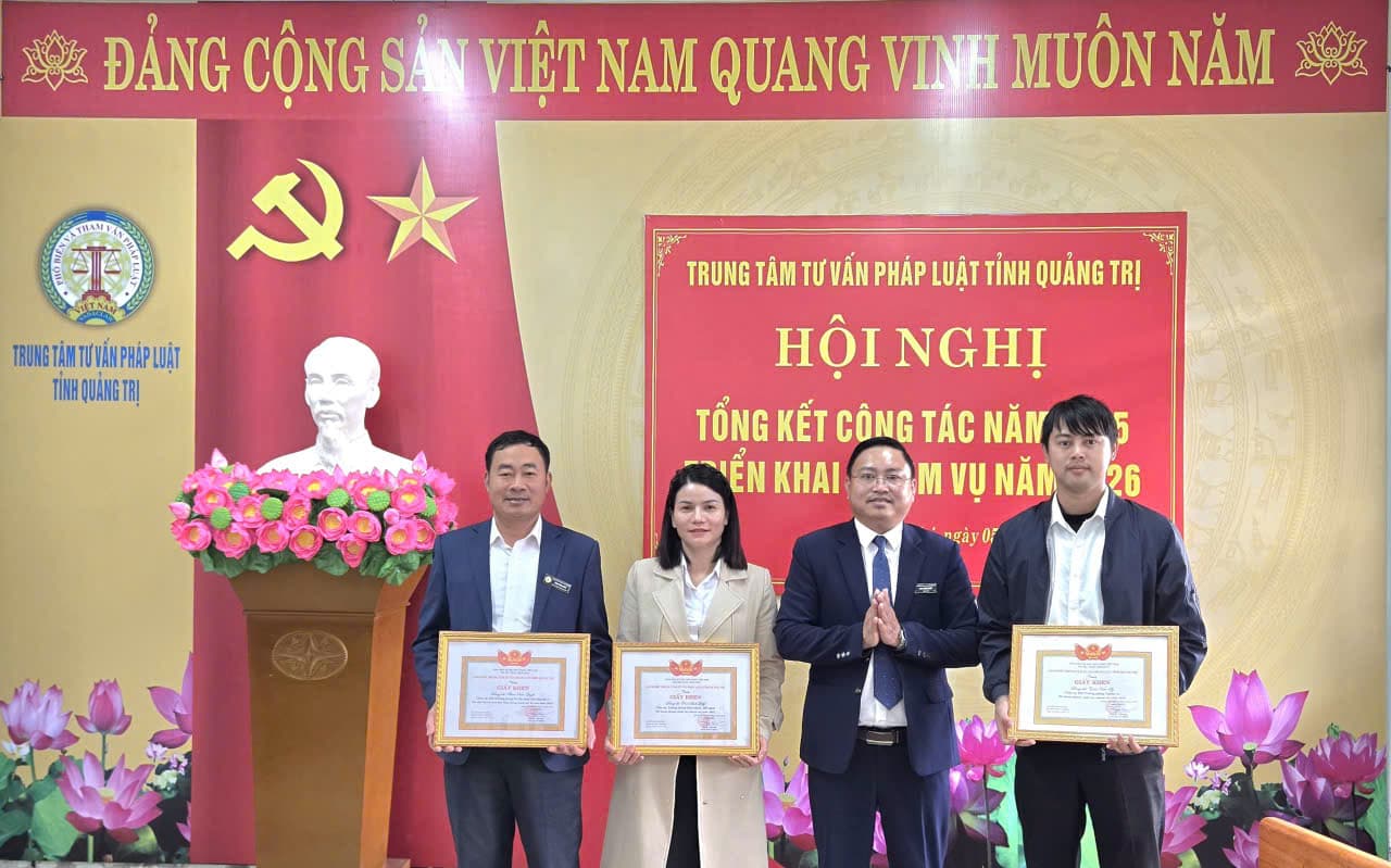 Trung tâm Tư vấn Pháp luật tỉnh Quảng Trị tổ chức Hội nghị triển khai công tác năm 2026