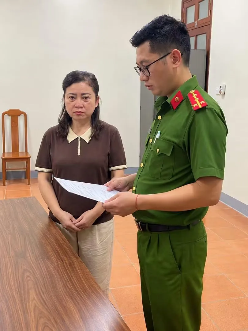 Đối tượng bị khởi tố.